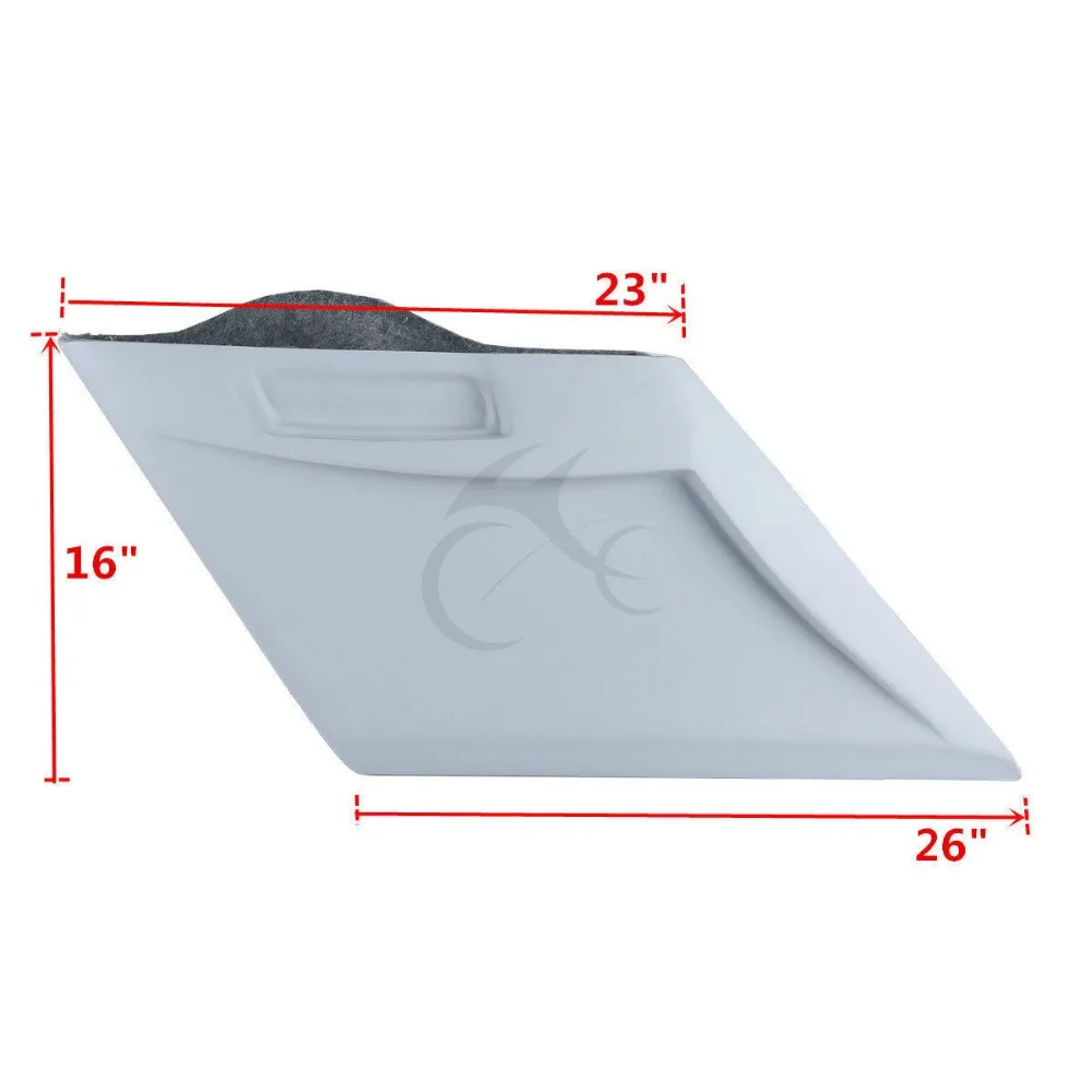 Motorcycle Unpainted Fiberglass 5" Stretched Extended Saddlebags For Harley Touring Models 1993-2013
Motorcycle Unpainted Fiberglass 5" Stretched Extended Saddlebags For Harley Touring Models 1993-2013