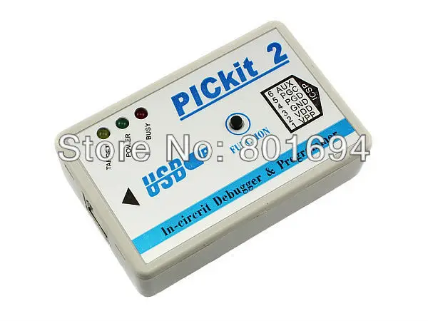 Эмулятор микрочипа PIC PICKit2, программатор отладки + USB-кабель в защитной оболочке
Эмулятор микрочипа PIC PICKit2, программатор отладки + USB-кабель в защитной оболочке