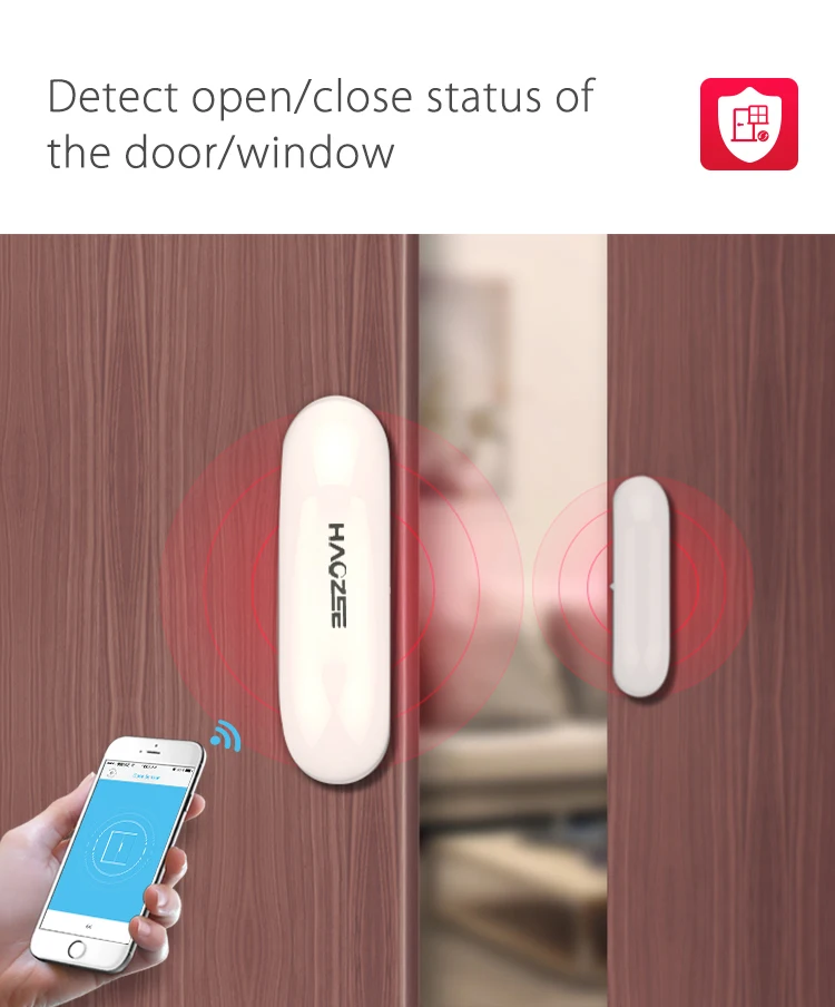 Free Shipping 2.4G WiFi Door Sensor Open Close Door Window detector Pushing Alert by Mobile App for Smart Home Control
Free Shipping 2.4G WiFi Door Sensor Open Close Door Window detector Pushing Alert by Mobile App for Smart Home Control