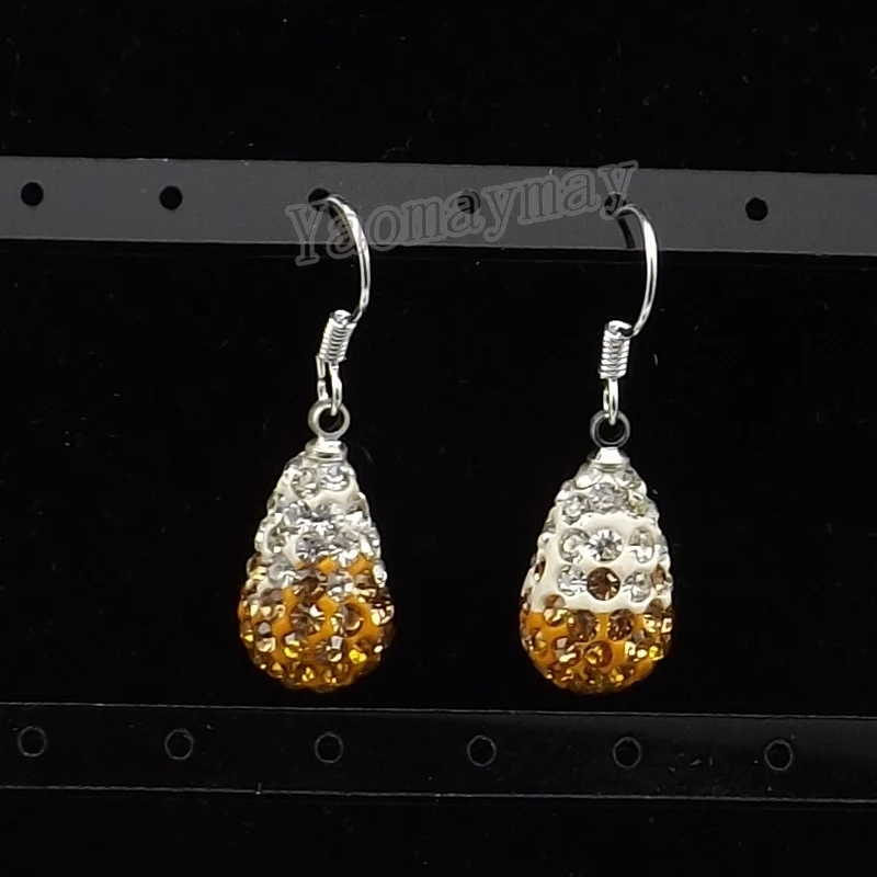 5 Pairs/Lot Gradient Gold Waterdrop Crystal Drop Earrings For Women Amazing Jewelry Free Shipping
5 Pairs/Lot Gradient Gold Waterdrop Crystal Drop Earrings For Women Amazing Jewelry Free Shipping