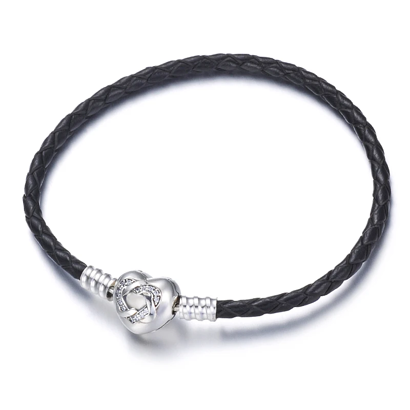 Handmade Colorful Leather Rope With 100% 925 Sterling Silver Happy Families Heart Design Charm Clasp Women Bracelets
Handmade Colorful Leather Rope With 100% 925 Sterling Silver Happy Families Heart Design Charm Clasp Women Bracelets