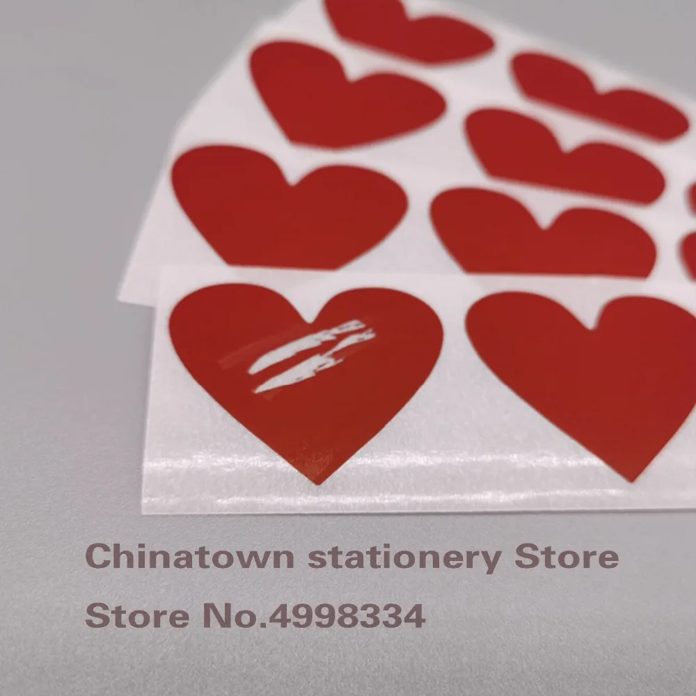 200pcs Scratch Off Stickers 30mmx35mm Love Heart Shape red Color Blank For Secret Code Cover Home Game Wedding Message
200pcs Scratch Off Stickers 30mmx35mm Love Heart Shape red Color Blank For Secret Code Cover Home Game Wedding Message