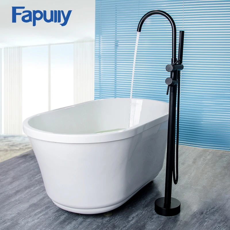 Fapully Oil Rubbed Bronze Floor Mount Bathtub Faucet Hand Shower Set Sprayer Mixer Faucet Bathroom Shower Bath Tub
Fapully Oil Rubbed Bronze Floor Mount Bathtub Faucet Hand Shower Set Sprayer Mixer Faucet Bathroom Shower Bath Tub