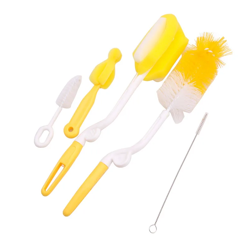 5Pcs Baby Milk Feeding Bottle Brush Handly Portable Nylon and Sponge Tube Cleaner
5Pcs Baby Milk Feeding Bottle Brush Handly Portable Nylon and Sponge Tube Cleaner