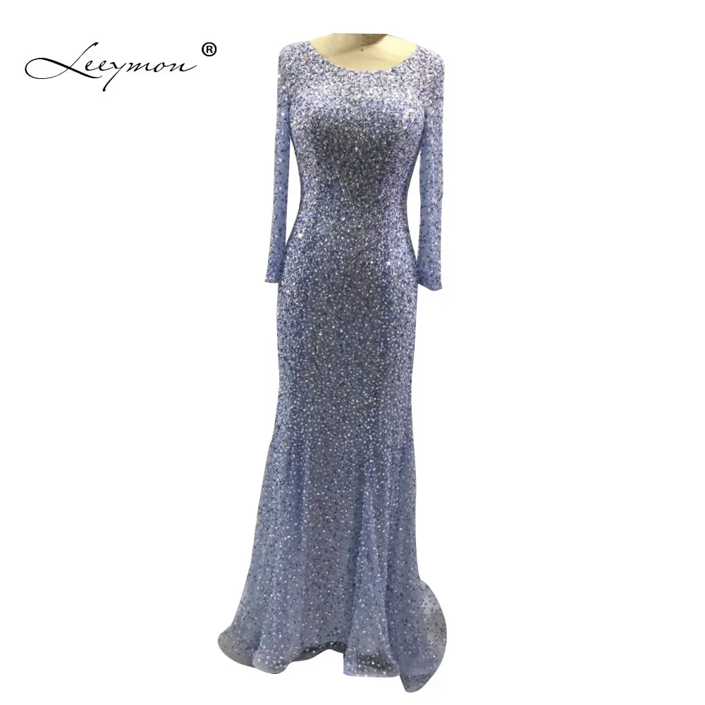 Leeymon 2019 Luxury Long Sleeves Mermaid Sequins Evening Dress 2020 Vestido de Festa Crystal Beads Backless Evening Gown RE01
Leeymon 2019 Luxury Long Sleeves Mermaid Sequins Evening Dress 2020 Vestido de Festa Crystal Beads Backless Evening Gown RE01