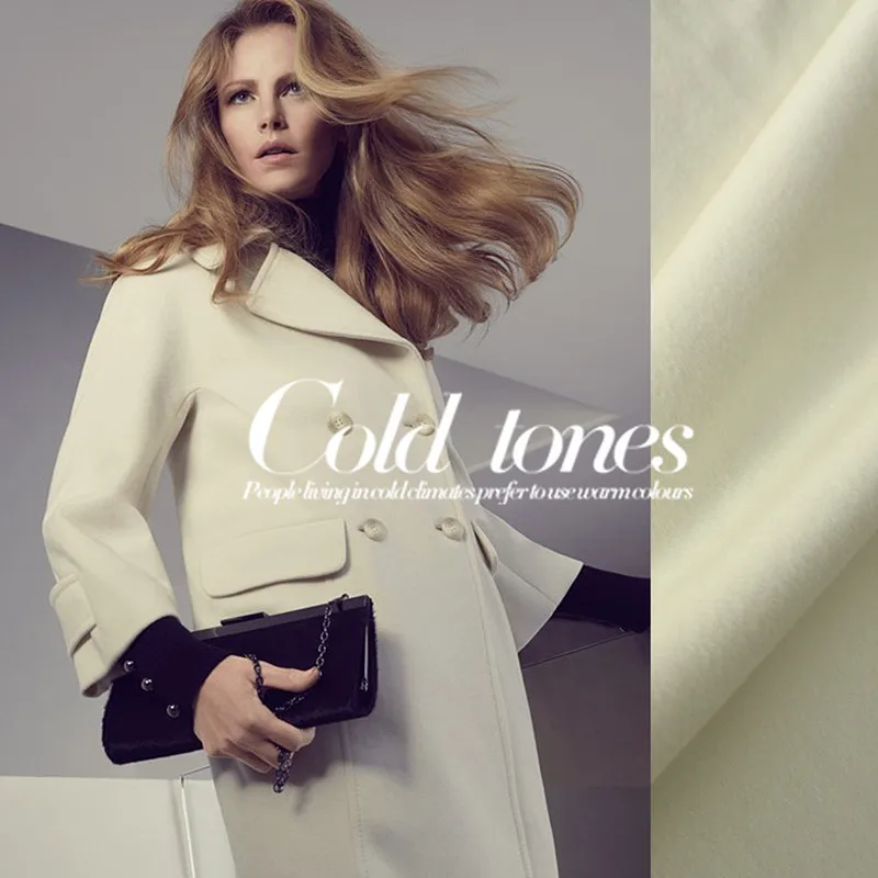 Customized 150 wide cashmere woolen fabric milky white hair cashmere super soft handle wool autumn and winter coat fabric
Customized 150 wide cashmere woolen fabric milky white hair cashmere super soft handle wool autumn and winter coat fabric