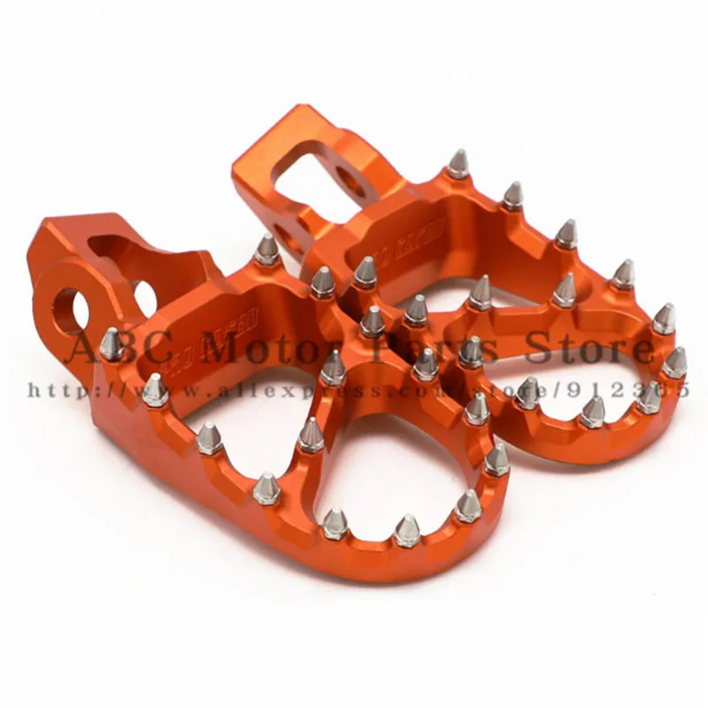 7075 заготовки подставки педали для KTM EXC SX SXF XC XCW XCF EXCF EXCW XCFW 65 85 125 200 250 300 350 400 450 525