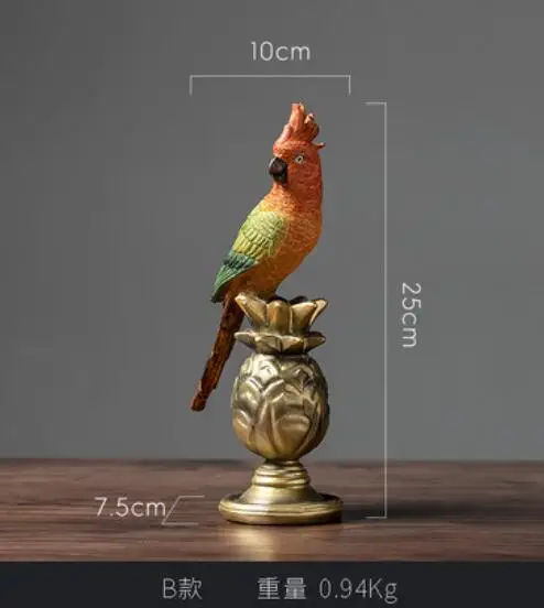 

Parrot restoring ancient ways places adornment of emulative bird originality to live in sitting room decoration air home crafts