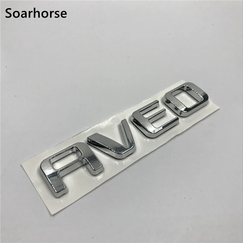 Soarhorse New Style For Chevrolet Aveo Car Rear Trunk Lid Badge Logo 3D Chrome ABS Silver Emblem Sticker
Soarhorse New Style For Chevrolet Aveo Car Rear Trunk Lid Badge Logo 3D Chrome ABS Silver Emblem Sticker