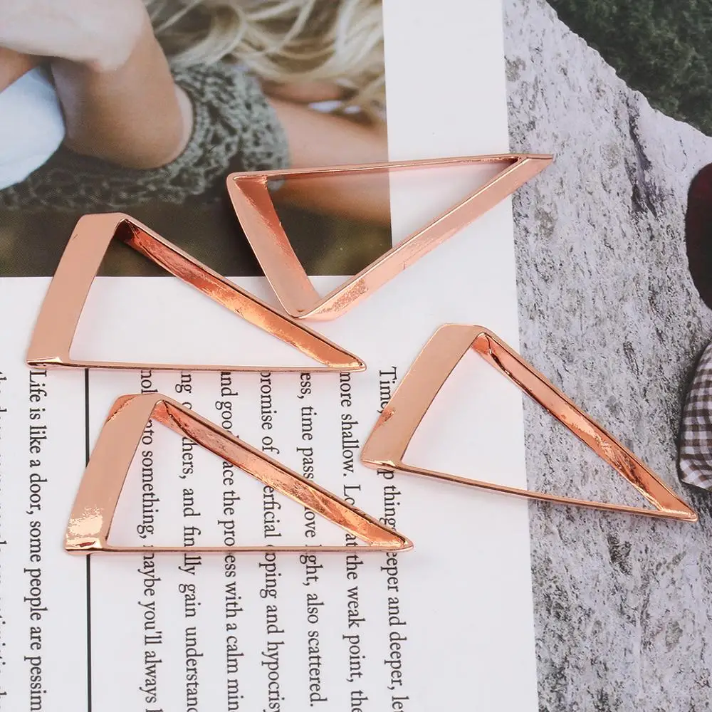 DoreenBeads Fashion Zinc Based Alloy Connectors Triangle Geometric Style Rose Gold Jewelry DIY Findings Charms Items, 10 PCs
DoreenBeads Fashion Zinc Based Alloy Connectors Triangle Geometric Style Rose Gold Jewelry DIY Findings Charms Items, 10 PCs