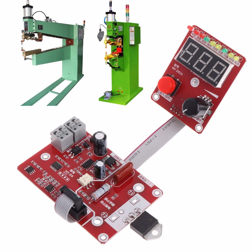 100A Double pulse Spot welding machine encoder Time Digit Module Control Panel Plate adjustable current Controller
100A Double pulse Spot welding machine encoder Time Digit Module Control Panel Plate adjustable current Controller