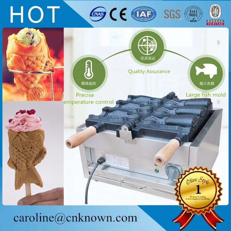 Free Shipping 110/220V Electric Big 3pcs Ice Cream Taiyaki Fish Waffle Maker,Fish waffle Machine Baker
Free Shipping 110/220V Electric Big 3pcs Ice Cream Taiyaki Fish Waffle Maker,Fish waffle Machine Baker