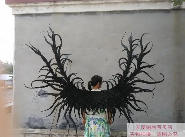 large size black Devil angel wings Cosplay costume Bar decorations supplies photo shooting props EMS Free shipping
large size black Devil angel wings Cosplay costume Bar decorations supplies photo shooting props EMS Free shipping