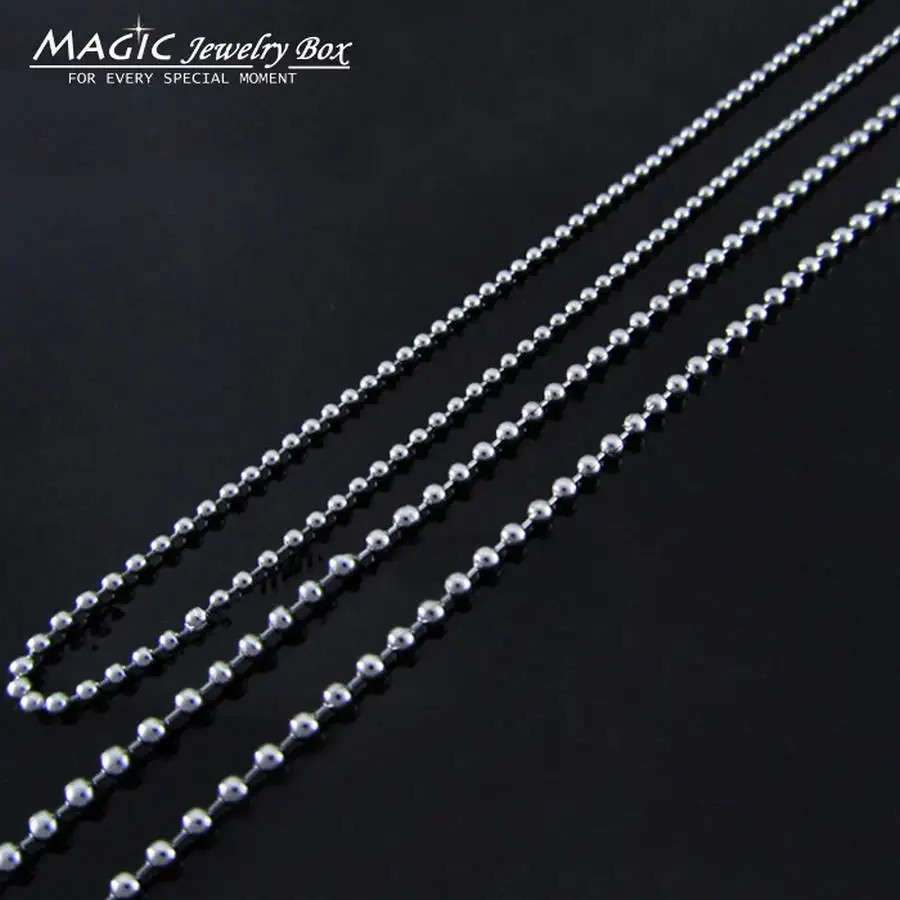 10 Pcs/lot DIY 2mm Stainless Steel Ball Bead Chain Necklace Pendant Bracelet Keychain Women Bag Dog Tag Chain For Jewelry Making
10 Pcs/lot DIY 2mm Stainless Steel Ball Bead Chain Necklace Pendant Bracelet Keychain Women Bag Dog Tag Chain For Jewelry Making