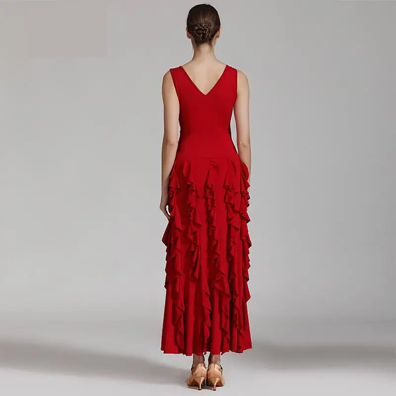 Modern Dance Ballroom Dancing Dress Women Standard Ballroom Dance Dress For Waltz/tango/foxtrot Performance Competition Dress
Modern Dance Ballroom Dancing Dress Women Standard Ballroom Dance Dress For Waltz/tango/foxtrot Performance Competition Dress