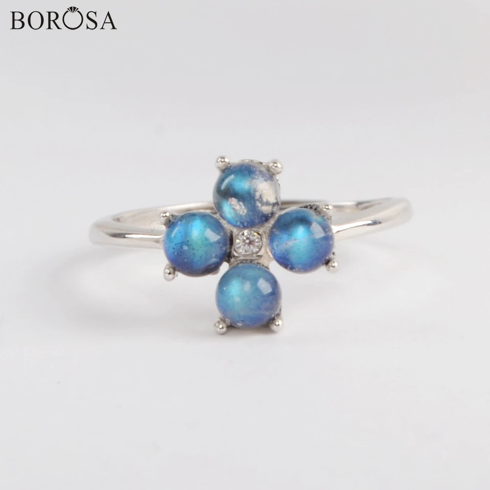 Кольца BOROSA из чистого серебра 92.5% пробы, 4 круглых кольца из натурального Лабрадорита с фианитом, размер 6-7, регулируемое кольцо WX1167, 3/5 шт.
Кольца BOROSA из чистого серебра 92.5% пробы, 4 круглых кольца из натурального Лабрадорита с фианитом, размер 6-7, регулируемое кольцо WX1167, 3/5 шт.