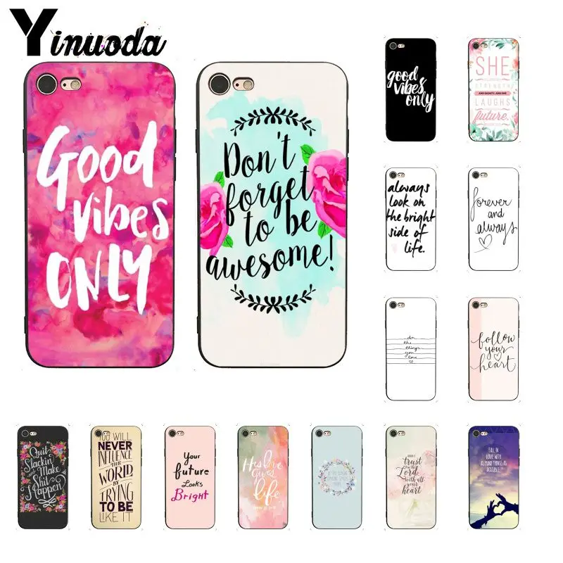 Proverb Phrase Motto Good Vibes Only Silicone Black Phone Case for iphone 13 8 7 6 6S Plus X XS MAX 5 5S SE XR 10 Cover
Proverb Phrase Motto Good Vibes Only Silicone Black Phone Case for iphone 13 8 7 6 6S Plus X XS MAX 5 5S SE XR 10 Cover