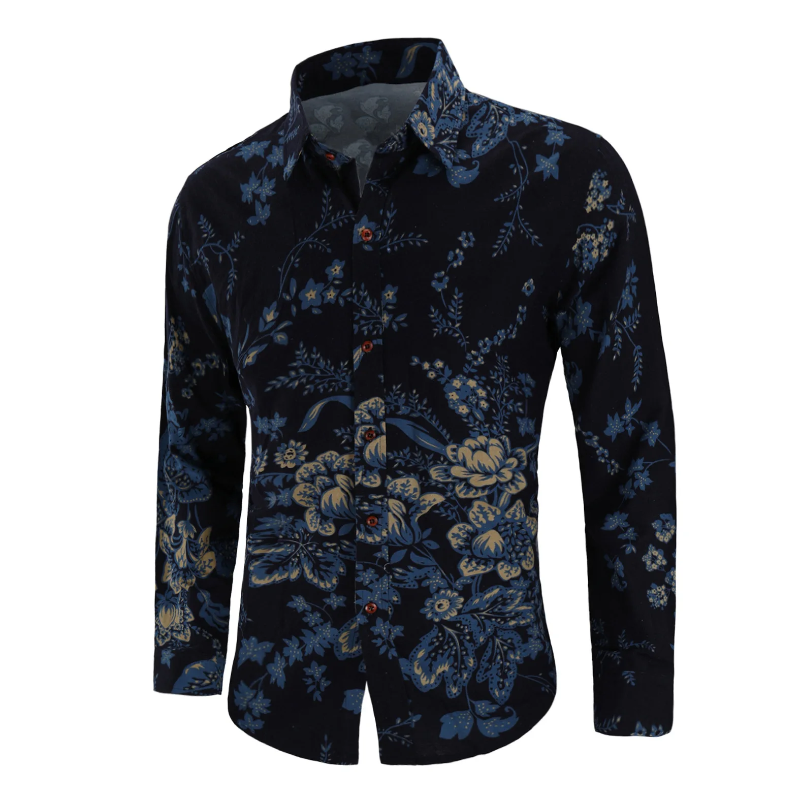 CO 2020 spring new long-sleeved linen shirt fashion comfortable breathable flower shirt
CO 2020 spring new long-sleeved linen shirt fashion comfortable breathable flower shirt