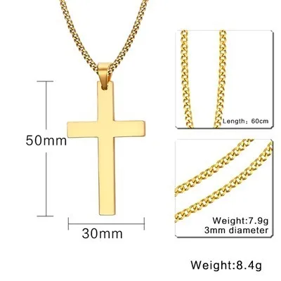 Vnox Classic Simple Cross Pendant Philippians 4:13 Necklace for Men Women Stainless Steel Casual Religious Christ Jewelry
Vnox Classic Simple Cross Pendant Philippians 4:13 Necklace for Men Women Stainless Steel Casual Religious Christ Jewelry