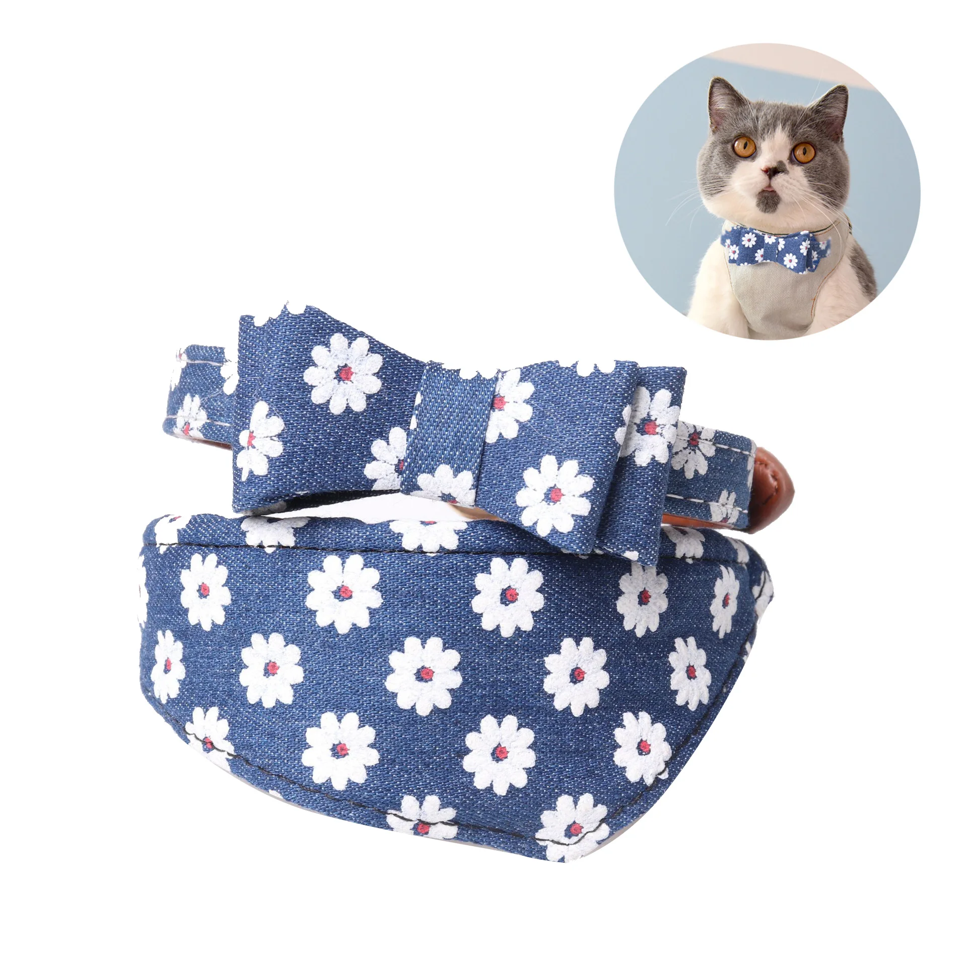 Cute Pets Dog Collar PU Leather Daisy Bowknot Small Medium Dogs Bandana Necklace Ajustable Puppy Cats Bow Tie Collars
Cute Pets Dog Collar PU Leather Daisy Bowknot Small Medium Dogs Bandana Necklace Ajustable Puppy Cats Bow Tie Collars