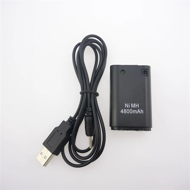 4800mAh Rechargeable Battery Pack with USB to DC Charging Cable for Microsoft Xbox 360 Wireless Controller | Электроника