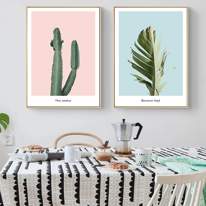 Nordic Canvas Prints and Posters Wall Art Fresh Plant Pictures Cactus for Home Decoration, Modern Paintings Leaf Wall Decor
Nordic Canvas Prints and Posters Wall Art Fresh Plant Pictures Cactus for Home Decoration, Modern Paintings Leaf Wall Decor