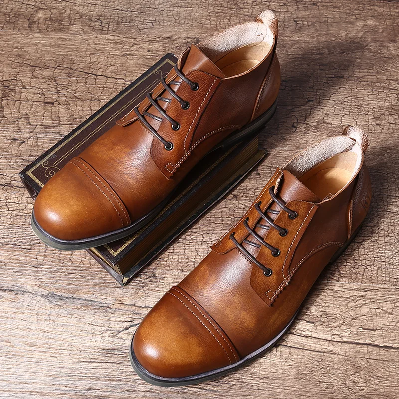Retro Style Carved Brogue Shoes Cow leather Flat Lace Male Derby Shoes New 2018 Men Oxfords
Retro Style Carved Brogue Shoes Cow leather Flat Lace Male Derby Shoes New 2018 Men Oxfords