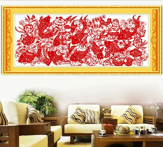 Year by year enough cross stitch kit Chinese style 11ct cotton silk thread canvas embroidery DIY handmade needlework qf
Year by year enough cross stitch kit Chinese style 11ct cotton silk thread canvas embroidery DIY handmade needlework qf