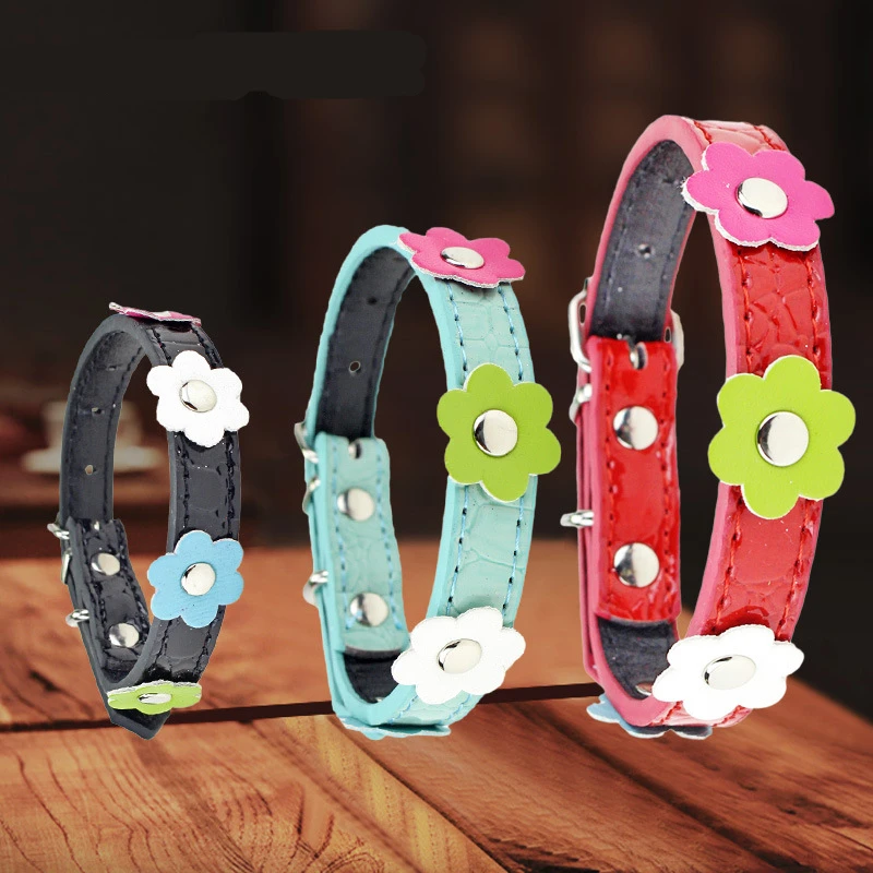 Cute Cat Collar Flowers Studded Leather Puppy Dog Collars Pet Collars for Chihuahua Yorkies Pet Supplies
Cute Cat Collar Flowers Studded Leather Puppy Dog Collars Pet Collars for Chihuahua Yorkies Pet Supplies
