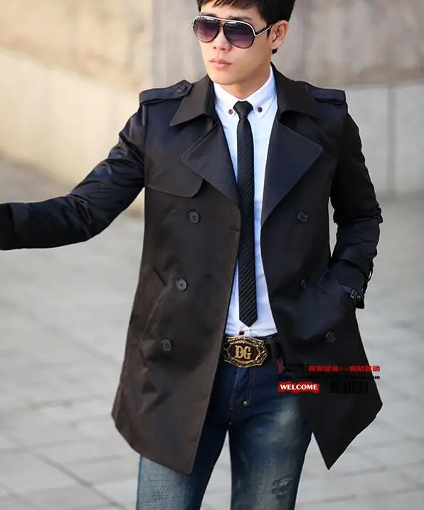 S--6XL Sell Like Hot Cakes / Spring/Autumn Male New Fashion double-breasted Windbreaker
S--6XL Sell Like Hot Cakes / Spring/Autumn Male New Fashion double-breasted Windbreaker