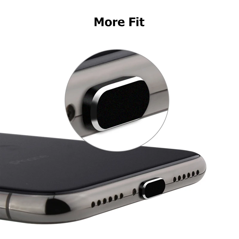 USB-порт для зарядки + лоток Sim-карты алюминиевая противопылевая заглушка iPhone 5
