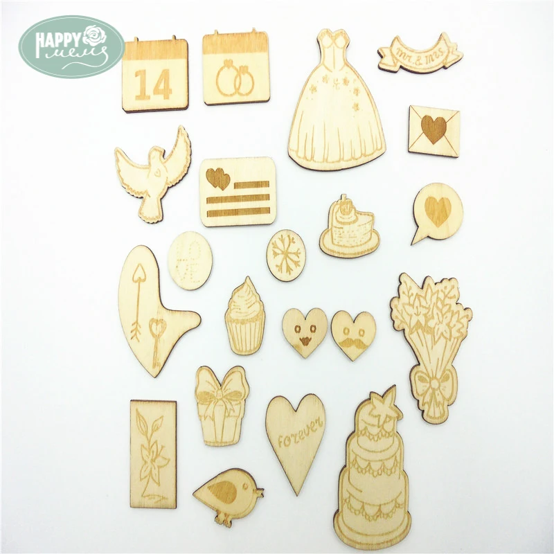 Happymems Wooden Crafts Valentine's day themed 24pcs/lot Pine laser cut wood decoration Classic DIY Wooden Shapes Craft Arts
Happymems Wooden Crafts Valentine's day themed 24pcs/lot Pine laser cut wood decoration Classic DIY Wooden Shapes Craft Arts