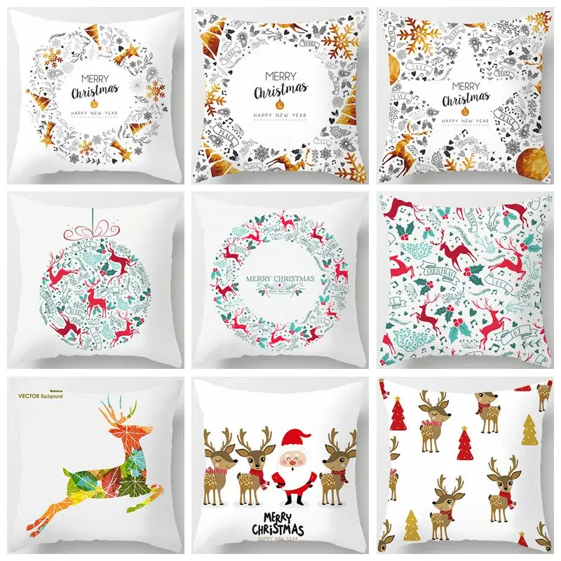 Polyester Fiber Let It Snow Xmas Style Cushion Cover Merry Christmas Santa Claus Home Decorative Pillows Cover
Polyester Fiber Let It Snow Xmas Style Cushion Cover Merry Christmas Santa Claus Home Decorative Pillows Cover