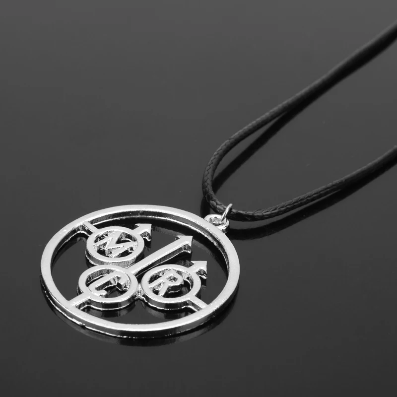 MQCHUN Rock Band MCR Necklace Music My Chemical Romance Pendant Fashion Silvery Metal Rope Chain For Fans | Украшения и