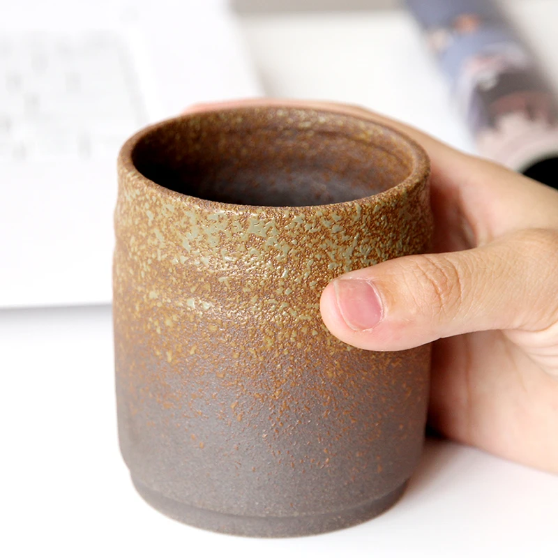 260ml Zen Vintage Coarse Pottery Tea Milk Drink Mug Japan Style Ceramic Coffee Cup Office Master Cups Drinkware Home Decoration
260ml Zen Vintage Coarse Pottery Tea Milk Drink Mug Japan Style Ceramic Coffee Cup Office Master Cups Drinkware Home Decoration