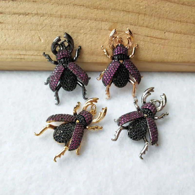 6 Pieces Mix Color Micro Pave burgundy CZ zircon Lucanidae Insect charm Pendant women Jewelry Findings DIY necklace making PD911
6 Pieces Mix Color Micro Pave burgundy CZ zircon Lucanidae Insect charm Pendant women Jewelry Findings DIY necklace making PD911