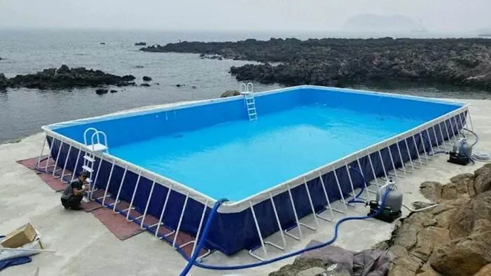 Надувной бассейн с кронштейном китайский для детей и взрослых|inflatable swimming pool