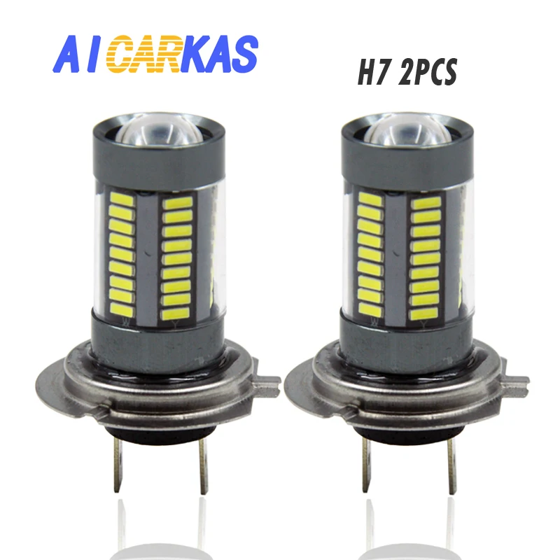 AICARKAS LED Fog Light Bulbs H7 High Bright Auto Fog Lights Replacement 1000LM LED Fog Driving Lights DRL White 6000K 12V 2PCS
AICARKAS LED Fog Light Bulbs H7 High Bright Auto Fog Lights Replacement 1000LM LED Fog Driving Lights DRL White 6000K 12V 2PCS