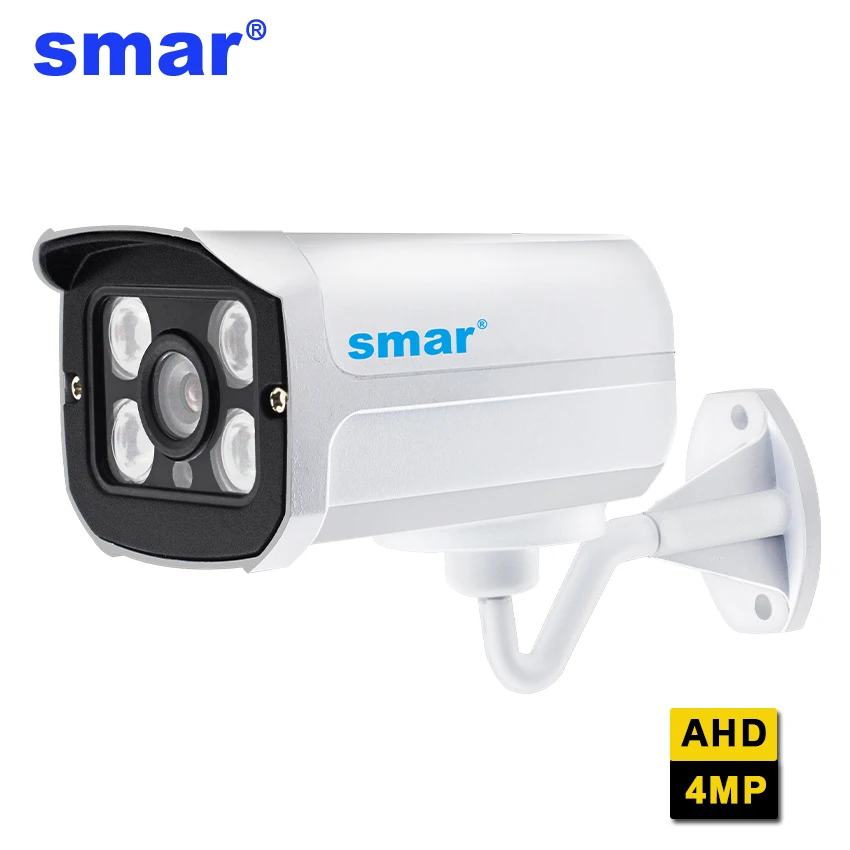 Smar Super HD 4MP AHD Camera Outdoor Waterproof Security CCTV Video Surveillance Camera Bullet Camera 4*Array Infrared IR-CUT
Smar Super HD 4MP AHD Camera Outdoor Waterproof Security CCTV Video Surveillance Camera Bullet Camera 4*Array Infrared IR-CUT