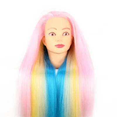 CAMMITEVER Pink Blue Rainbow Hair Mannequin Heads Hairdress Manikin Head Colorful Hair Hairdressers Mannequins
CAMMITEVER Pink Blue Rainbow Hair Mannequin Heads Hairdress Manikin Head Colorful Hair Hairdressers Mannequins