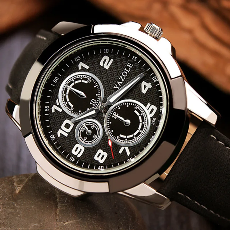 Мужские спортивные часы YAZOLE 2020 роскошные брендовые светящиеся