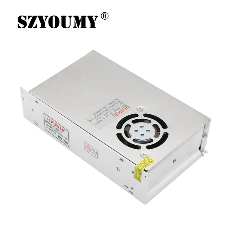 12V 25A Power Supply 300W Led Driver 12V 300W Indoor Switch Power Supply 110V/220V For Led Strip Or Led Module
12V 25A Power Supply 300W Led Driver 12V 300W Indoor Switch Power Supply 110V/220V For Led Strip Or Led Module