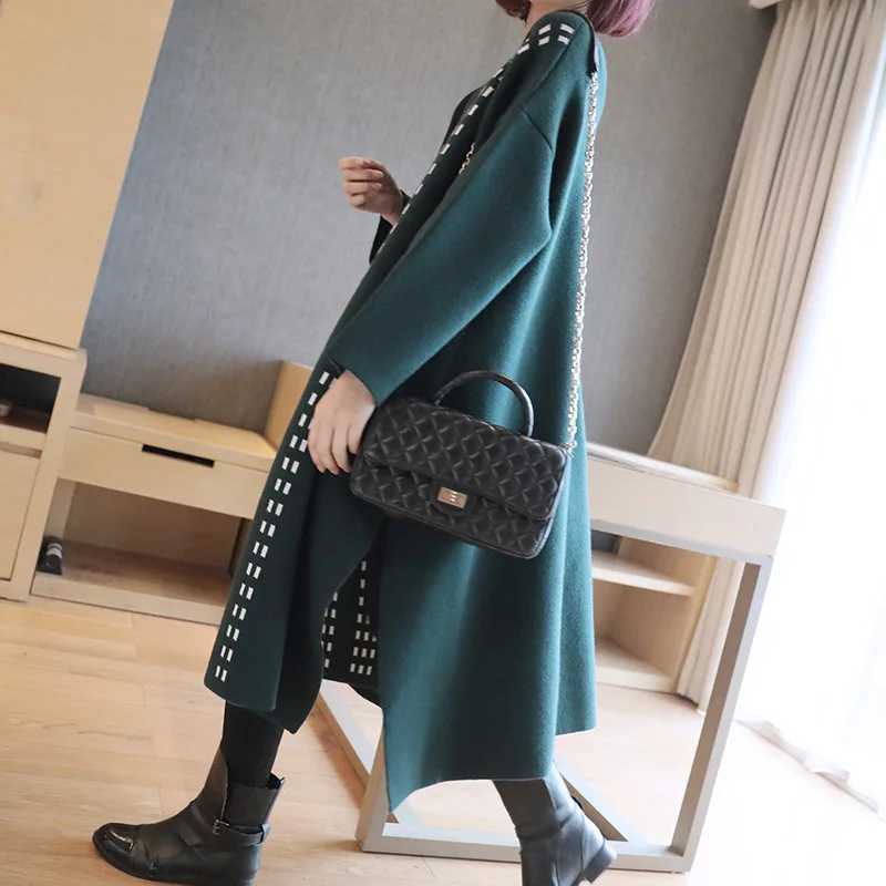 Loose lazy wind sweater coat 2018 autumn and winter new women's long sweater sweater cardigan women
Loose lazy wind sweater coat 2018 autumn and winter new women's long sweater sweater cardigan women