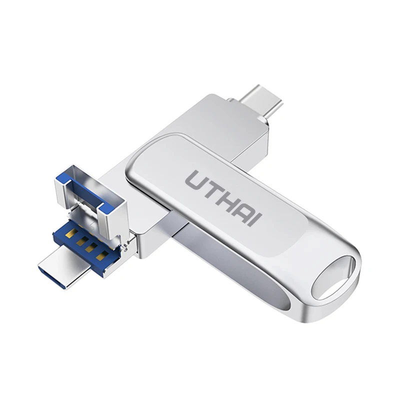 UTHAI T81 USB3.0 3in1 U Flash Drive Type-C Microsd 128GB Multi Metal Pen Drive Key 64GB High Speed Pendrive Stick U Disk
UTHAI T81 USB3.0 3in1 U Flash Drive Type-C Microsd 128GB Multi Metal Pen Drive Key 64GB High Speed Pendrive Stick U Disk
