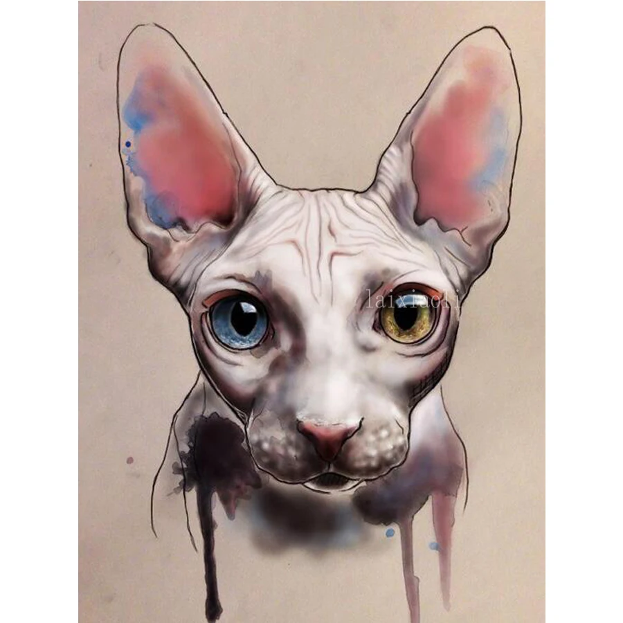 Full Square round Drill Diamond Painting new Sphynx Cat 5d Diamond Embroidery Mosaic 3d Picture Of Rhinestone Home Decoration
Full Square round Drill Diamond Painting new Sphynx Cat 5d Diamond Embroidery Mosaic 3d Picture Of Rhinestone Home Decoration