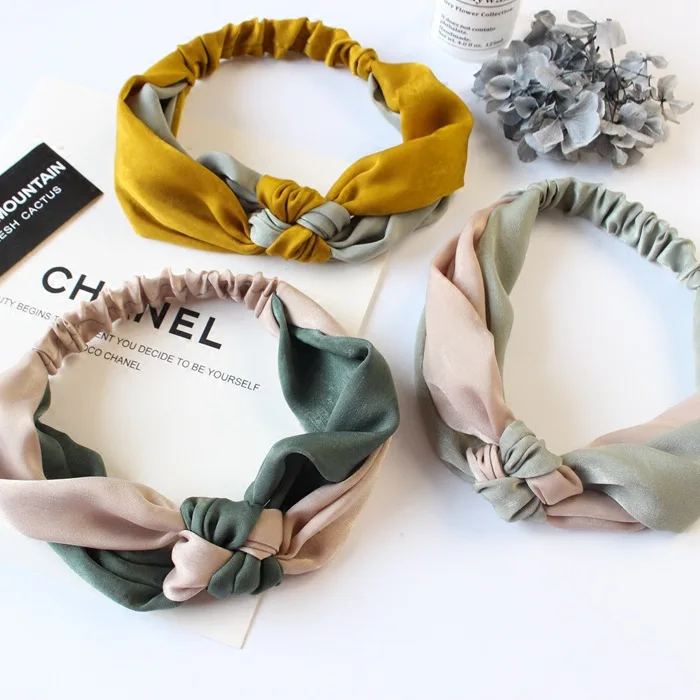New Fashion Simple Cross Bow Patchwork Women Elegant Elastic Headband Hair Holder Ornament Bandanas Hair Accessories Hairbands
New Fashion Simple Cross Bow Patchwork Women Elegant Elastic Headband Hair Holder Ornament Bandanas Hair Accessories Hairbands