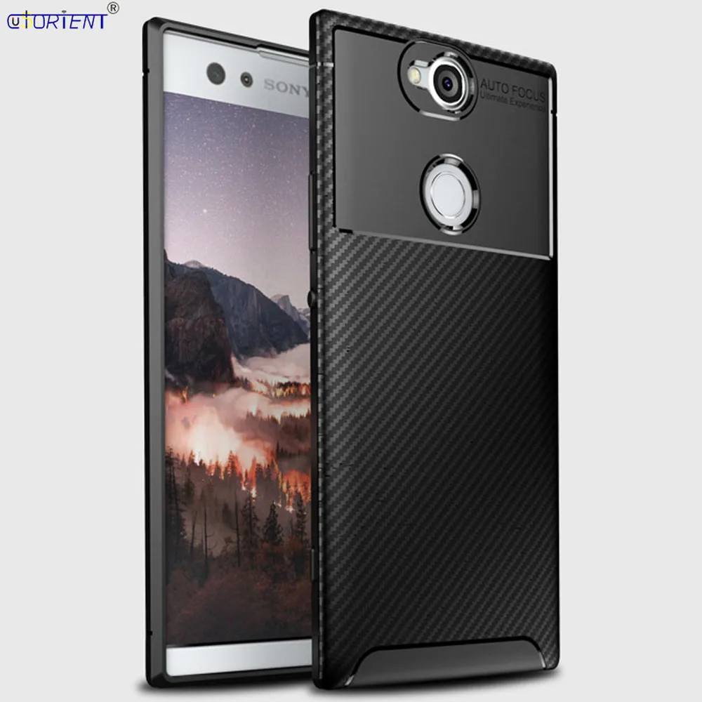 Матовый чехол для Sony Xperia XA2 Plus мягкий силиконовый ударопрочный телефона XA 2 H4413 H3413