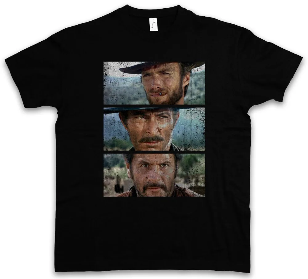 The Good The Bad and The Гадкий Футболка-Italo Western Eastwood Cowboy Us 2019 Модные мужские классические топы забавные повседневные рубашки
The Good The Bad and The Гадкий Футболка-Italo Western Eastwood Cowboy Us 2019 Модные мужские классические топы забавные повседневные рубашки