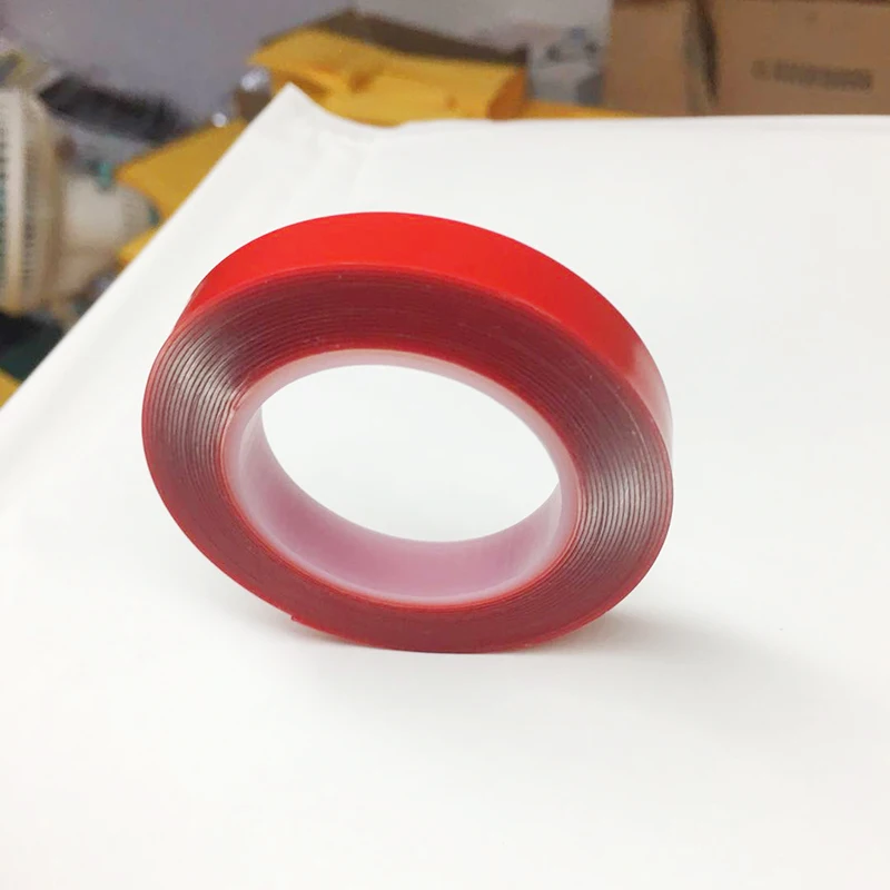Красная прозрачная силиконовая Двухсторонняя клейкая лента высокопрочная