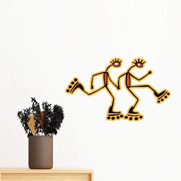 Egypt Culture Red Yellow Figure Roller Skating Totem Funny Illustration Wall Sticker Decals Mural DIY Wallpaper for Room Decal
Egypt Culture Red Yellow Figure Roller Skating Totem Funny Illustration Wall Sticker Decals Mural DIY Wallpaper for Room Decal